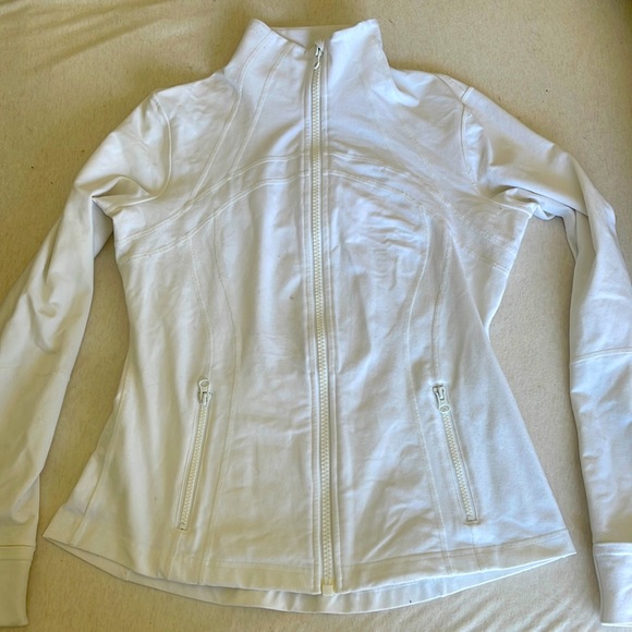 lululemon athletica Tops - white lululemon jacket